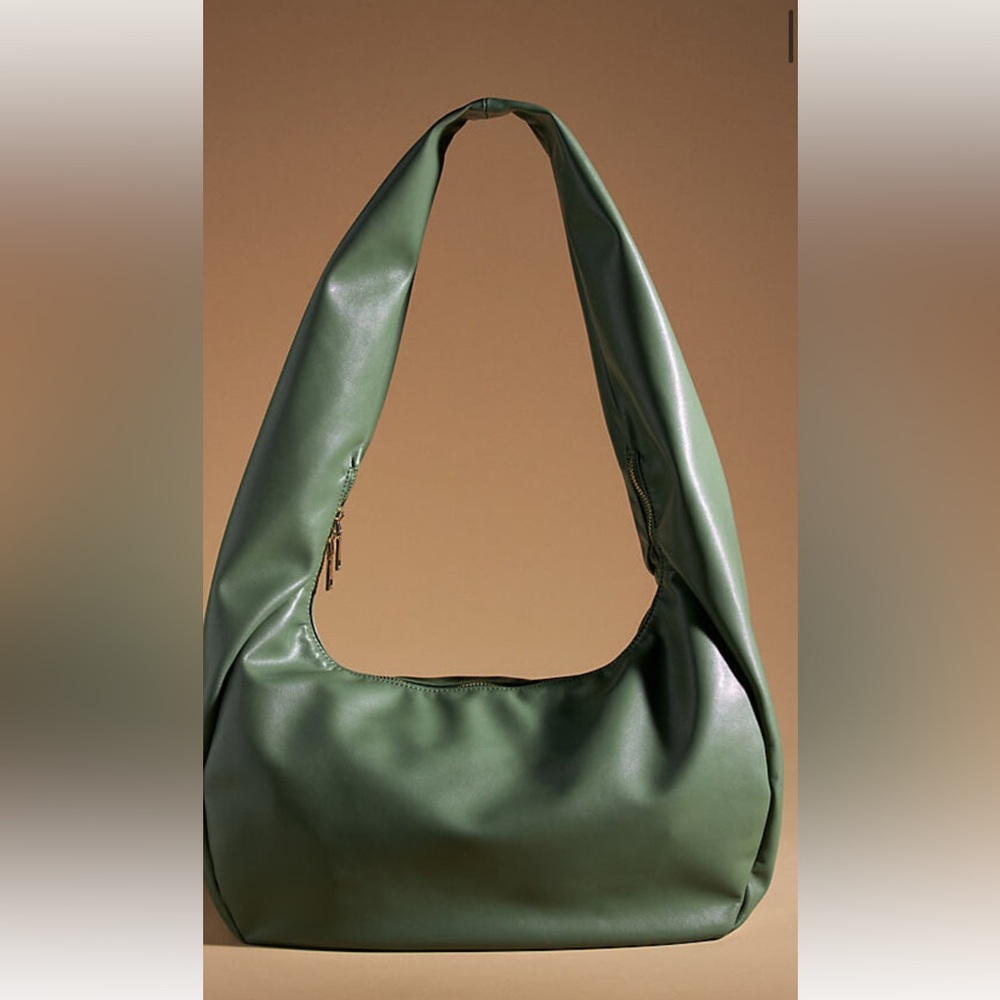 Anthropologie Timmie Faux-Leather Slouchy Shoulder Bag